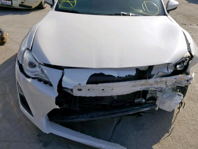 JF1ZNAA18D1726555 - 2013 TOYOTA SCION FR-S WHITE photo 7