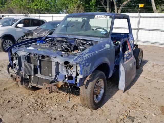 1FTYR44U65PA57296 - 2005 FORD RANGER SUP BLUE photo 2