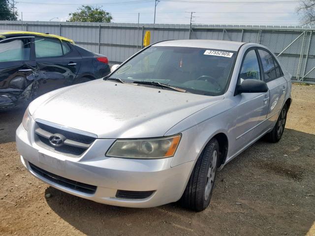 5NPET46CX6H060577 - 2006 HYUNDAI SONATA GL SILVER photo 2