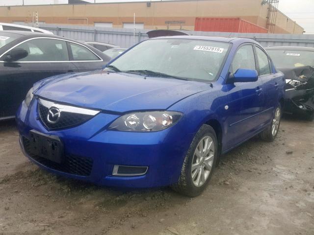 JM1BK32F771708840 - 2007 MAZDA 3 I BLUE photo 2