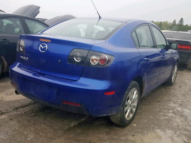 JM1BK32F771708840 - 2007 MAZDA 3 I BLUE photo 4