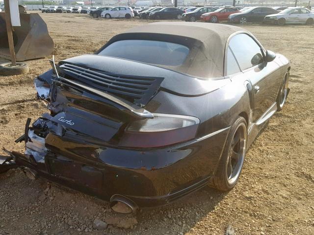 WP0CB29914S675208 - 2004 PORSCHE 911 TURBO BLACK photo 4