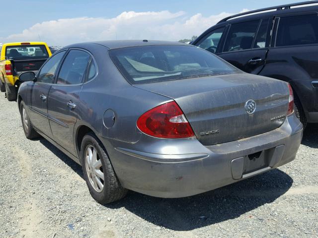 2G4WD532151281354 - 2005 BUICK LACROSSE C GRAY photo 3