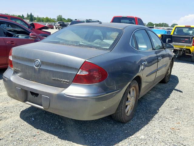 2G4WD532151281354 - 2005 BUICK LACROSSE C GRAY photo 4