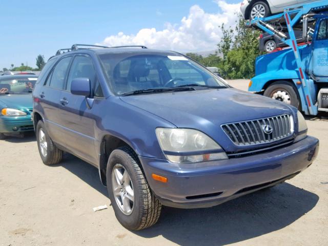 JT6HF10U5X0052932 - 1999 LEXUS RX 300 BLUE photo 1