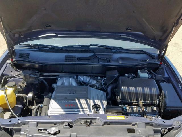 JT6HF10U5X0052932 - 1999 LEXUS RX 300 BLUE photo 7