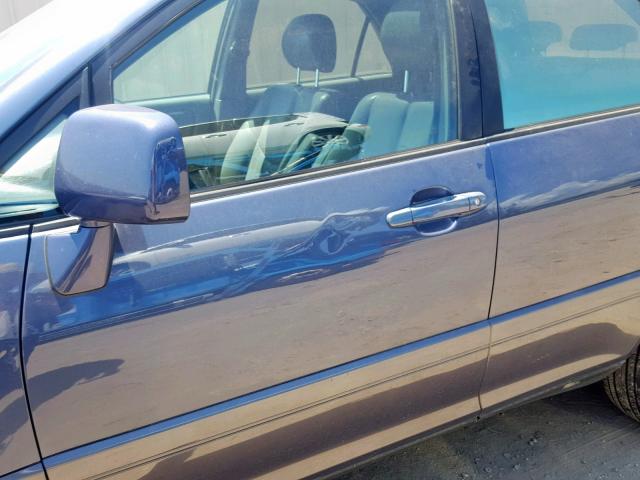 JT6HF10U5X0052932 - 1999 LEXUS RX 300 BLUE photo 9