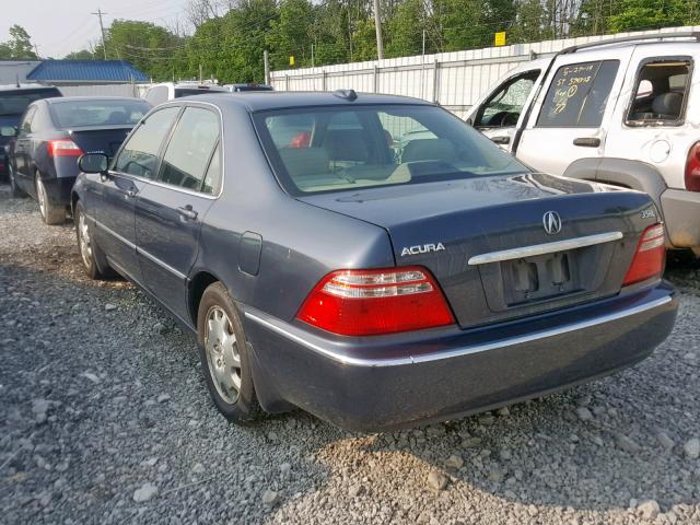 JH4KA96654C003663 - 2004 ACURA 3.5RL GRAY photo 3