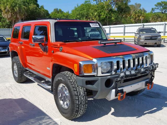 5GTEN13E988161523 - 2008 HUMMER H3 ORANGE photo 1