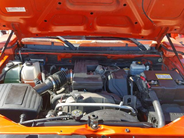 5GTEN13E988161523 - 2008 HUMMER H3 ORANGE photo 7