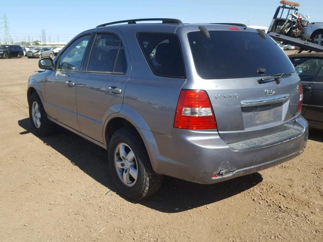 KNDJD735X85808430 - 2008 KIA SORENTO EX GRAY photo 3