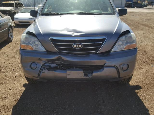 KNDJD735X85808430 - 2008 KIA SORENTO EX GRAY photo 9