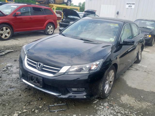 1HGCR2F81EA160967 - 2014 HONDA ACCORD EXL BLACK photo 2