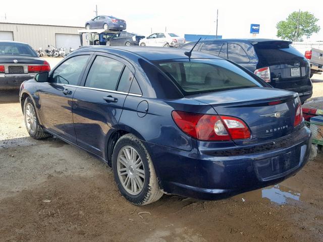 1C3LC56K17N506299 - 2007 CHRYSLER SEBRING TO BLUE photo 3