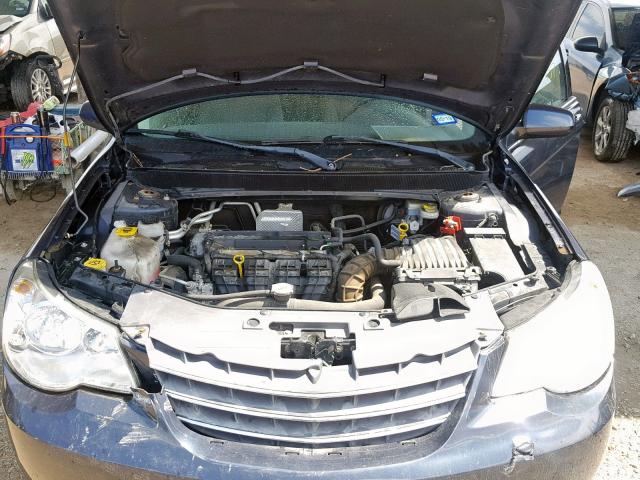 1C3LC56K17N506299 - 2007 CHRYSLER SEBRING TO BLUE photo 7