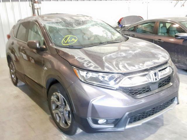 7FARW1H84HE019397 - 2017 HONDA CR-V EXL GRAY photo 1