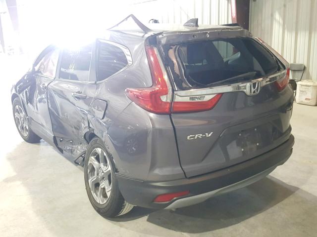 7FARW1H84HE019397 - 2017 HONDA CR-V EXL GRAY photo 3