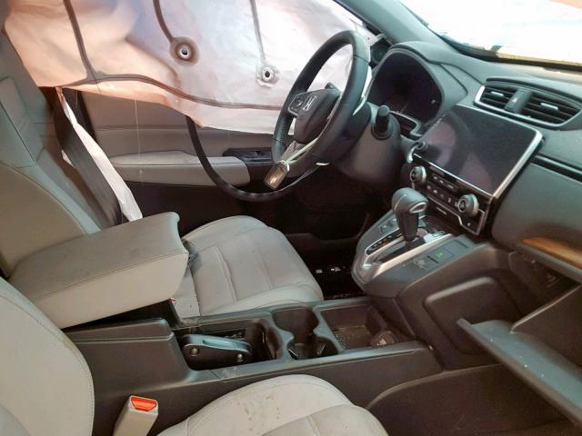 7FARW1H84HE019397 - 2017 HONDA CR-V EXL GRAY photo 5