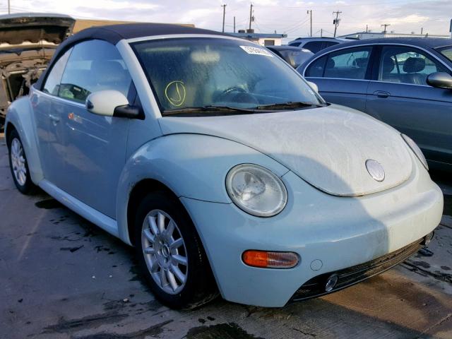 3VWCM31Y44M335429 - 2004 VOLKSWAGEN NEW BEETLE ლურჯი ფოტო 1