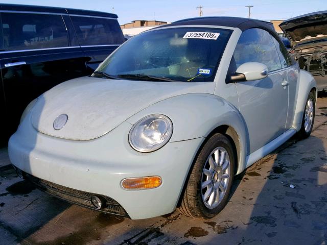 3VWCM31Y44M335429 - 2004 VOLKSWAGEN NEW BEETLE ლურჯი ფოტო 2