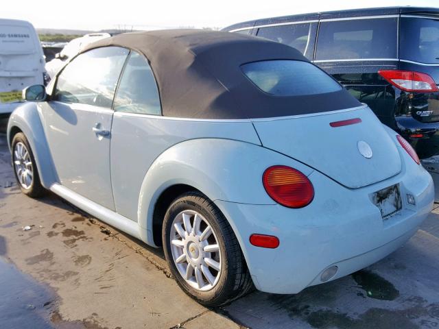 3VWCM31Y44M335429 - 2004 VOLKSWAGEN NEW BEETLE ლურჯი ფოტო 3