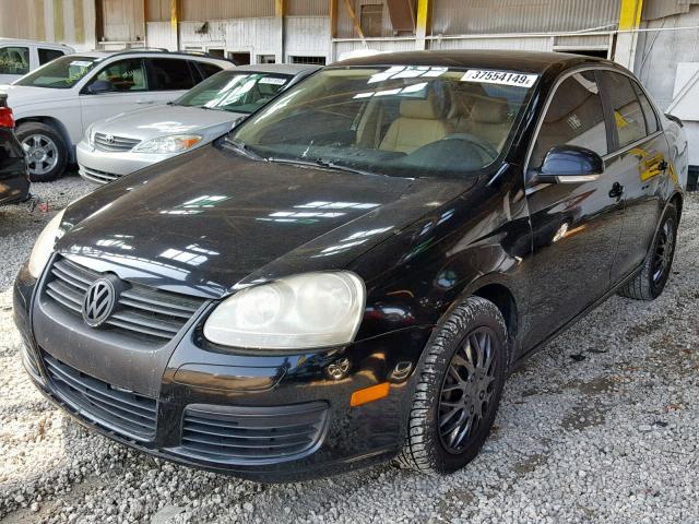 3VWEF71K77M163679 - 2007 VOLKSWAGEN JETTA WOLF BLACK photo 2