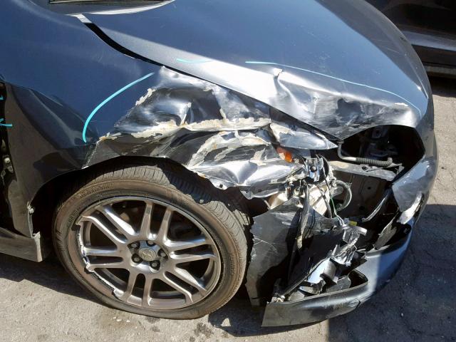 JTKDE177650056343 - 2005 TOYOTA SCION TC ნაცრისფერი ფოტო 9