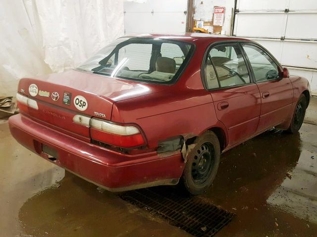 1NXBB02E8VZ629111 - 1997 TOYOTA COROLLA DX RED photo 4