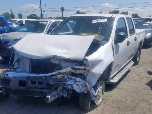 1GCCS138158167958 - 2005 CHEVROLET COLORADO WHITE photo 2