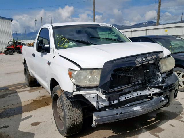 5TFLV52127X008913 - 2007 TOYOTA TUNDRA WHITE photo 1