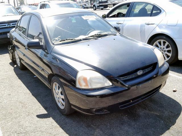 KNADC125646325209 - 2004 KIA RIO BLACK photo 1