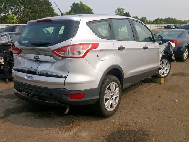 1FMCU0F75EUD44215 - 2014 FORD ESCAPE S SILVER photo 4