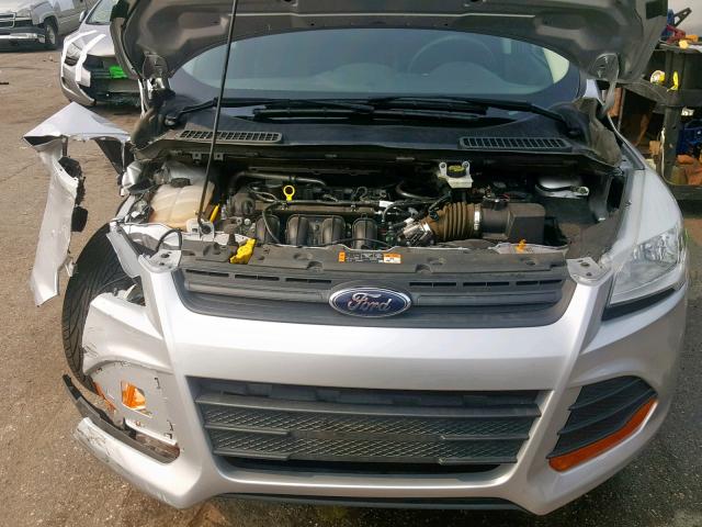 1FMCU0F75EUD44215 - 2014 FORD ESCAPE S SILVER photo 7