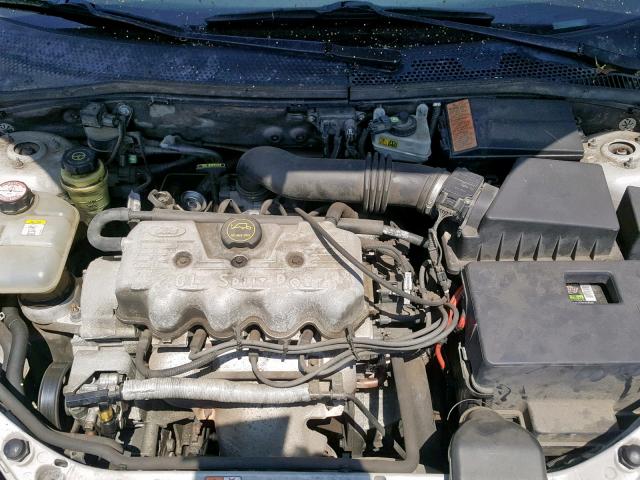 1FAFP33P02W341145 - 2002 FORD FOCUS LX SILVER photo 7