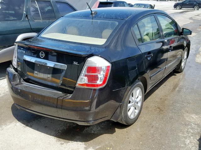 3N1AB6AP4BL664663 - 2011 NISSAN SENTRA 2.0 BLACK photo 4