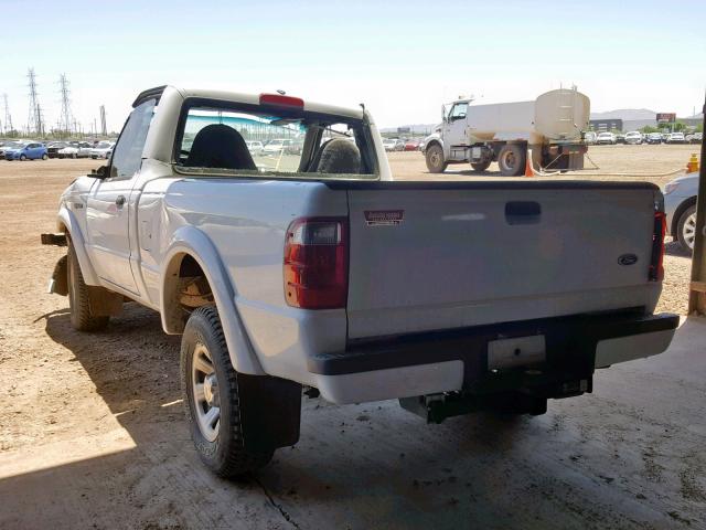 1FTYR10U82PA45764 - 2002 FORD RANGER WHITE photo 3