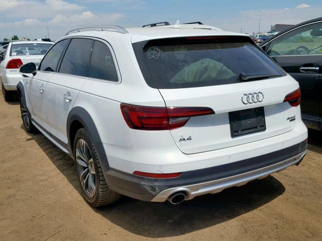 WA18NAF4XJA045604 - 2018 AUDI A4 ALLROAD WHITE photo 3