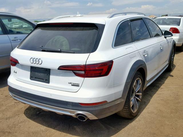 WA18NAF4XJA045604 - 2018 AUDI A4 ALLROAD WHITE photo 4