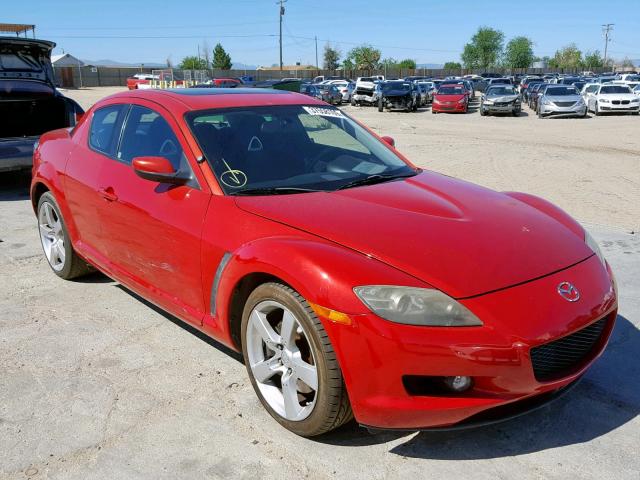 JM1FE17N740132925 - 2004 MAZDA RX8 RED photo 1