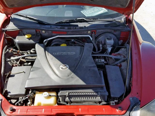 JM1FE17N740132925 - 2004 MAZDA RX8 RED photo 7