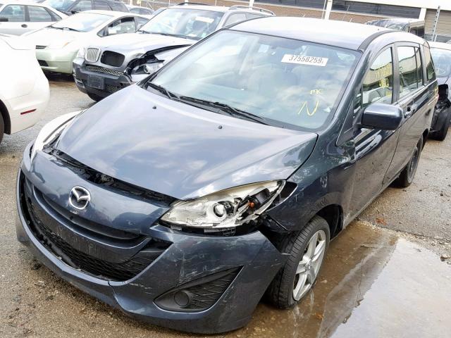 JM1CW2CL4C0123138 - 2012 MAZDA 5 BLACK photo 2