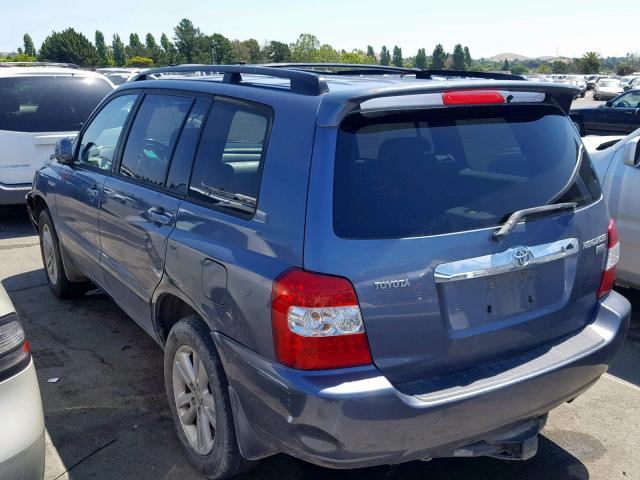 JTEDW21A870022661 - 2007 TOYOTA HIGHLANDER GRAY photo 3