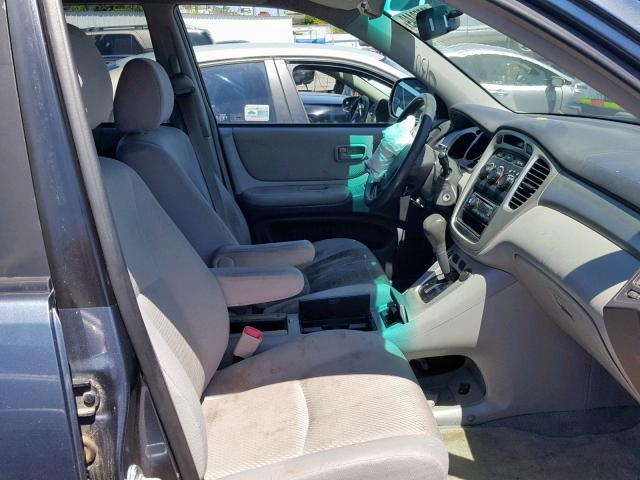 JTEDW21A870022661 - 2007 TOYOTA HIGHLANDER GRAY photo 5