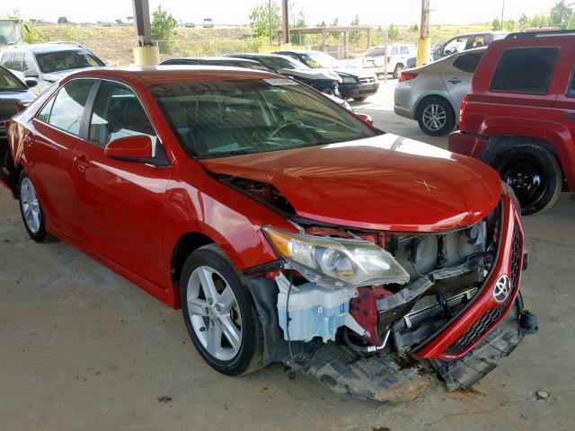 4T1BF1FK5CU536070 - 2012 TOYOTA CAMRY BASE RED photo 1
