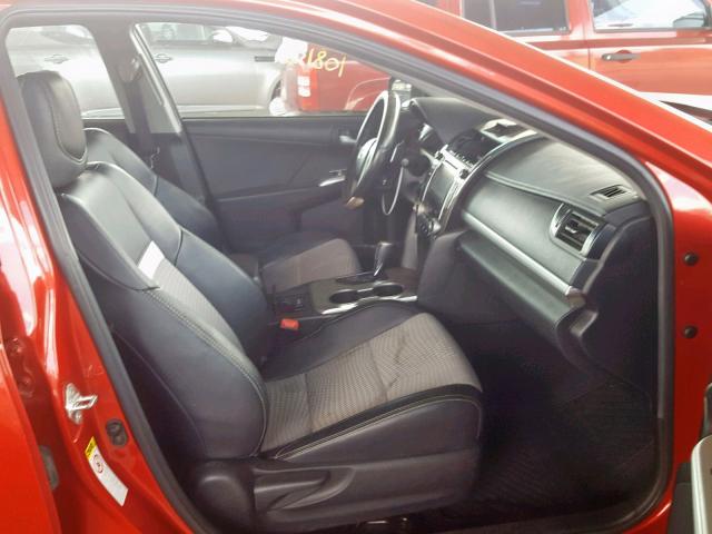 4T1BF1FK5CU536070 - 2012 TOYOTA CAMRY BASE RED photo 5