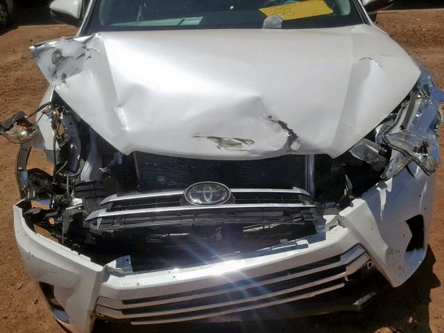 5TDJZRFH7JS824202 - 2018 TOYOTA HIGHLANDER WHITE photo 9