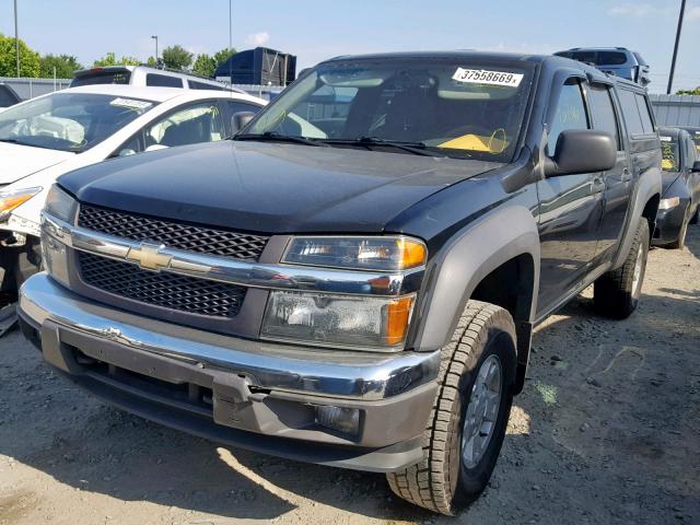 1GCDT136868246903 - 2006 CHEVROLET COLORADO BLACK photo 2