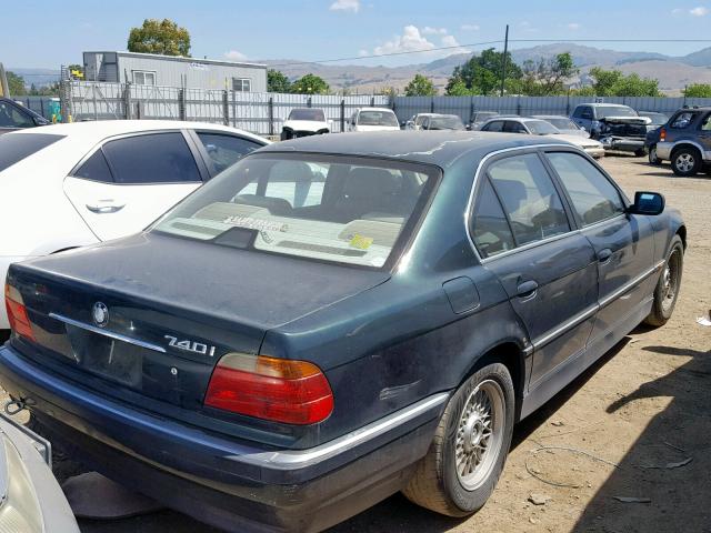 WBAGG8346YDN79228 - 2000 BMW 740 I AUTO GREEN photo 4