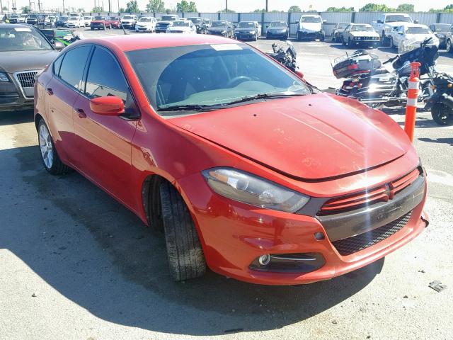 1C3CDFBHXDD648746 - 2013 DODGE DART SXT RED photo 1