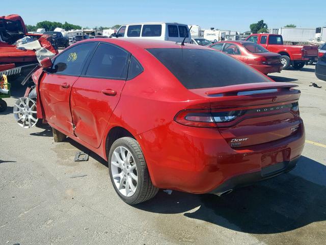 1C3CDFBHXDD648746 - 2013 DODGE DART SXT RED photo 3